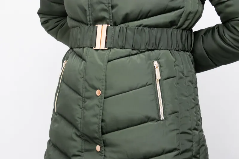 Coldstream Branxton Long Quilted Coat - Fern Green-4